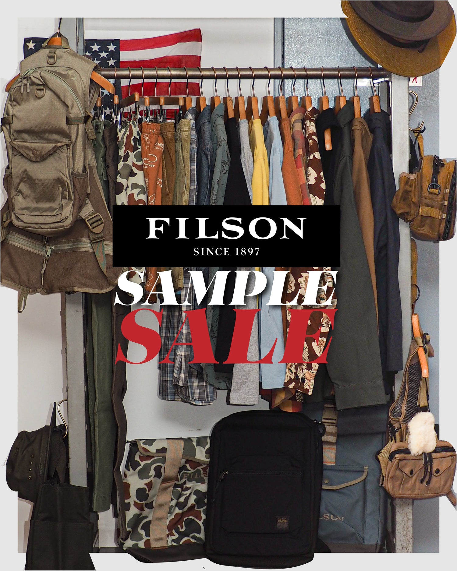 FILSON&ORIGINAL MADRAS TRADING COMPANY SAMPLE SALE