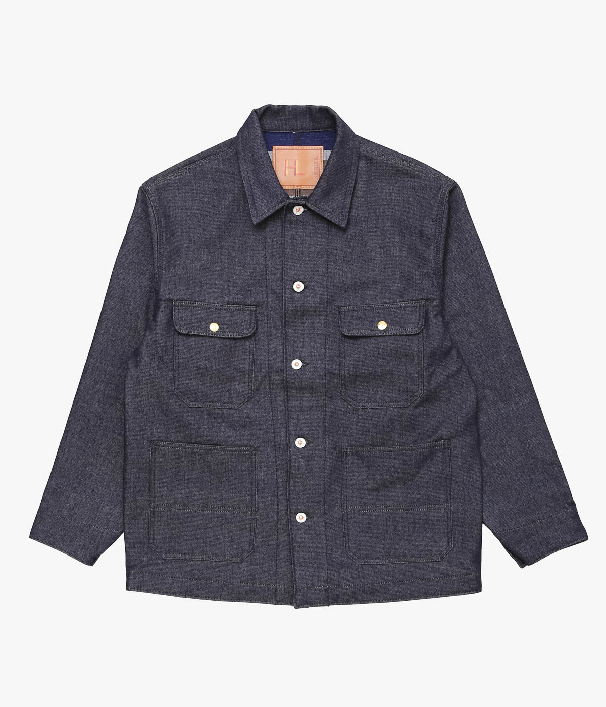 HERILL ''CASHMEREDENIM RAILROAD CHOREJACKET'' (INDIGO)