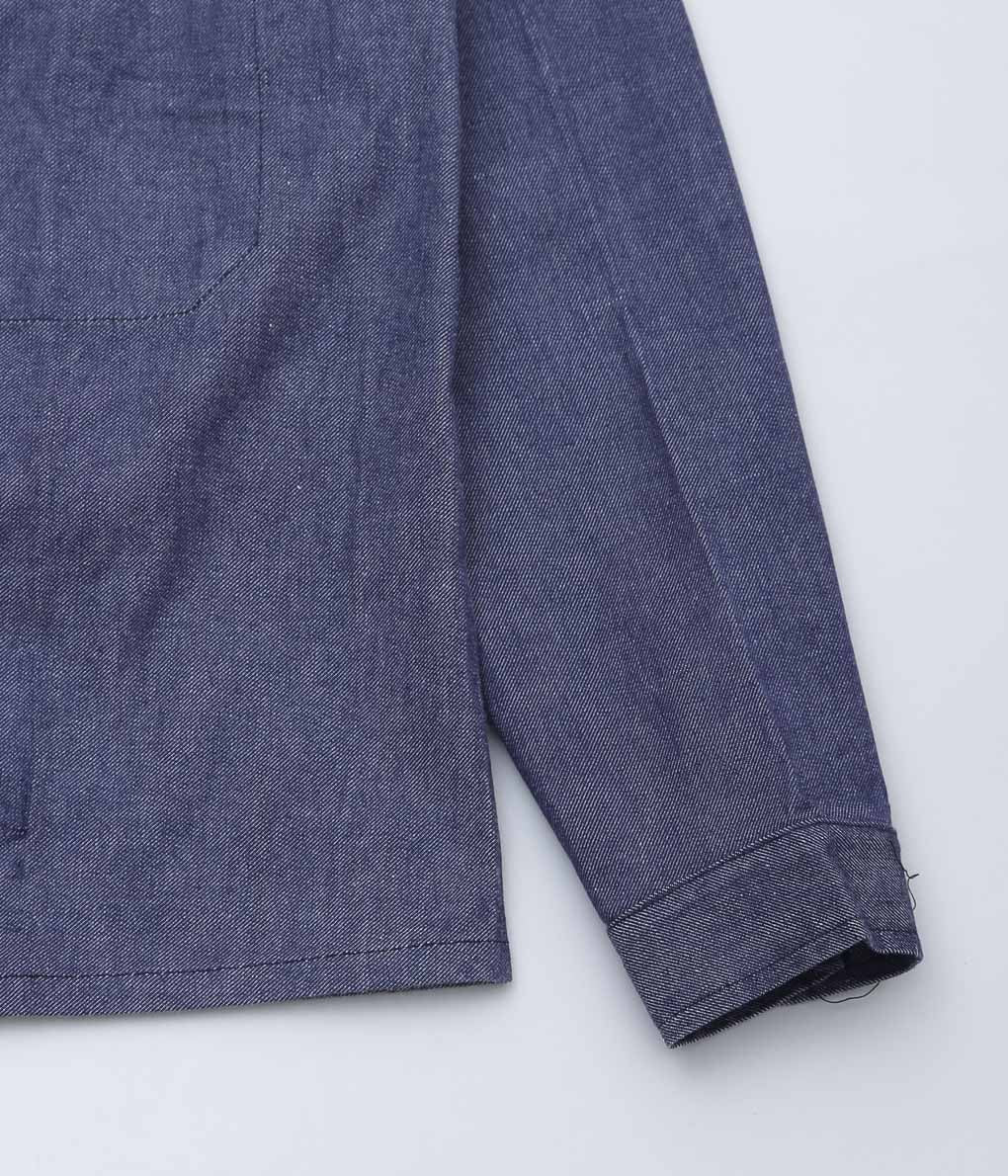 USED&VINTAGE ''1974'S FRENCH NAVY DENIM SAILOR TOP'' (INDIGO)