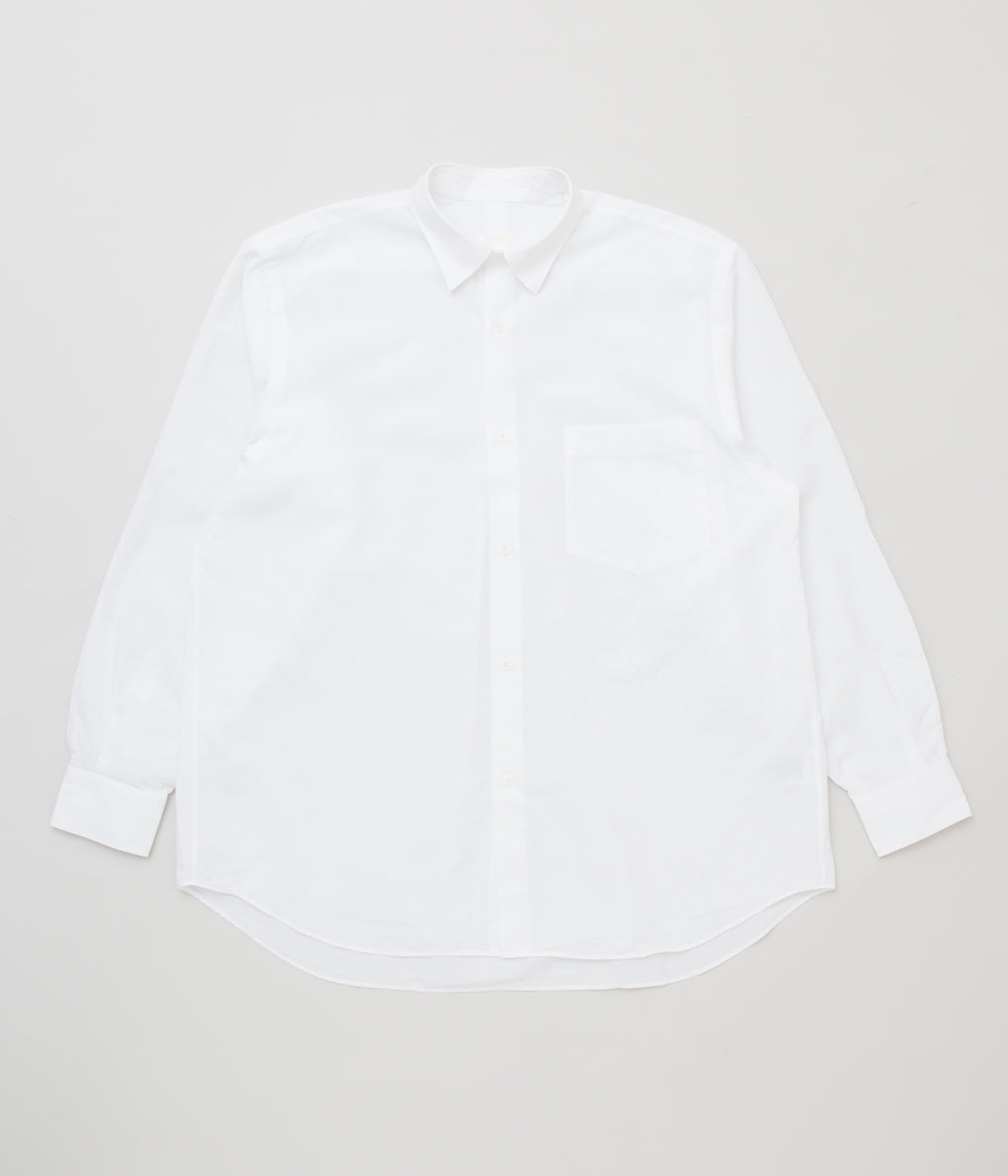 COMOLI ''コモリシャツ'' (WHITE)