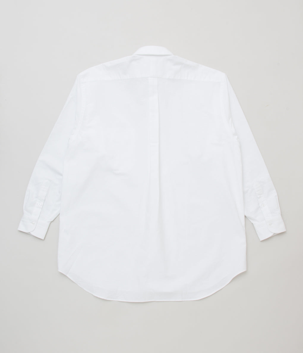 COMOLI  "オックス BDシャツ"(WHITE)