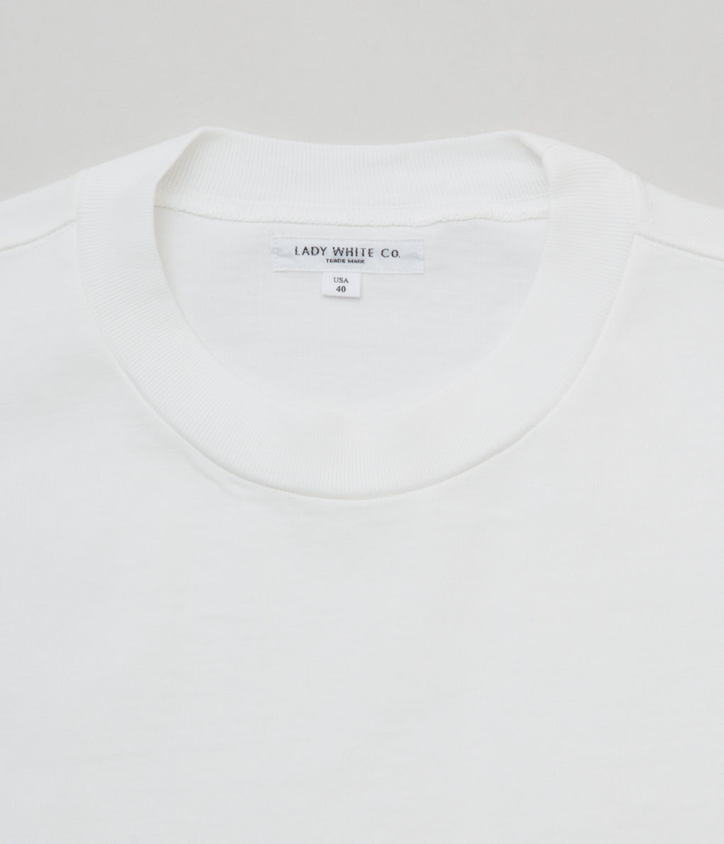 LADY WHITE CO. " RUGBY T-SHIRT"(WHITE)