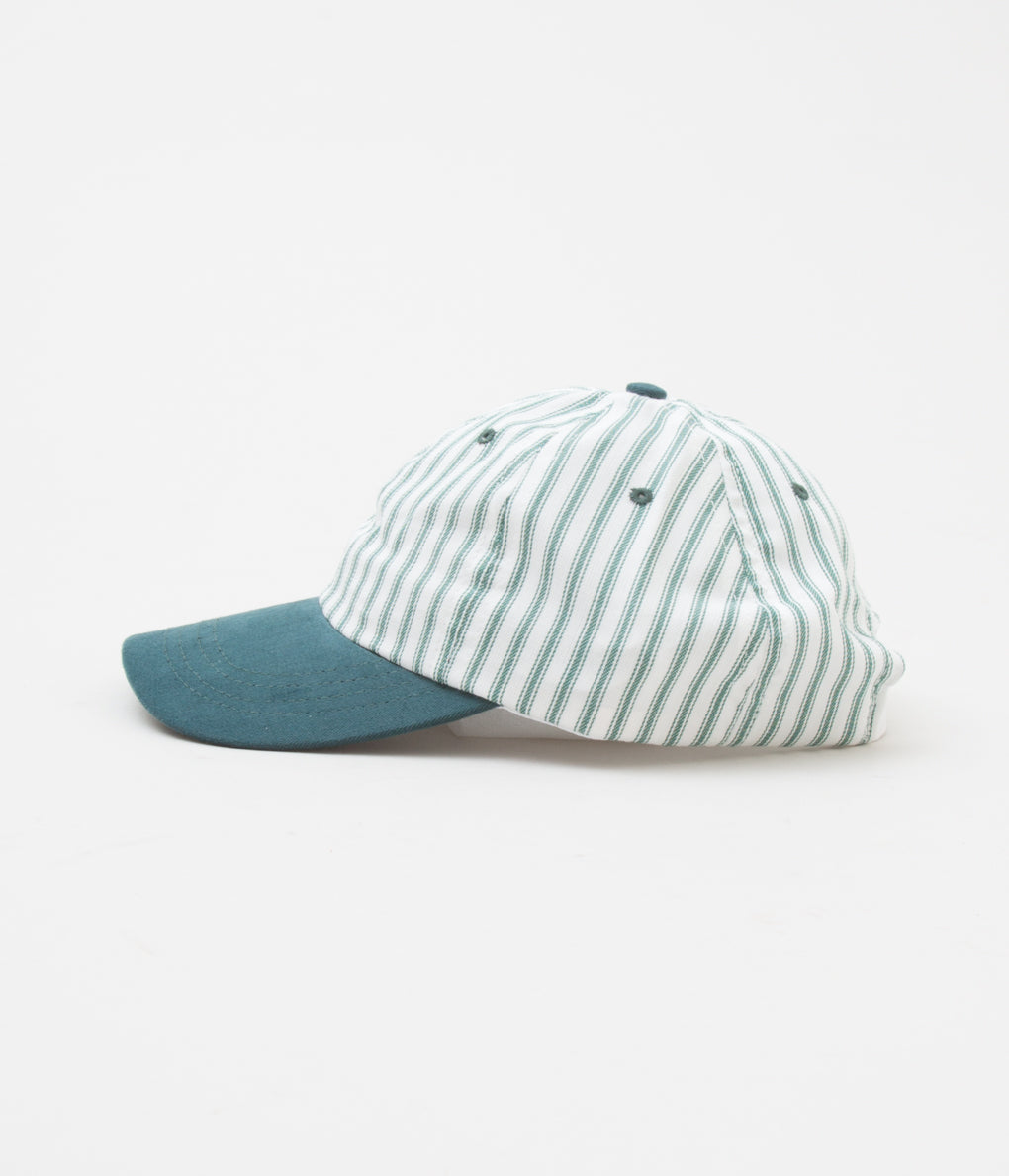 COMPETITION HEADWEAR ''2TONE STRIPE MVP CAP'' (GREEN STRIPE)