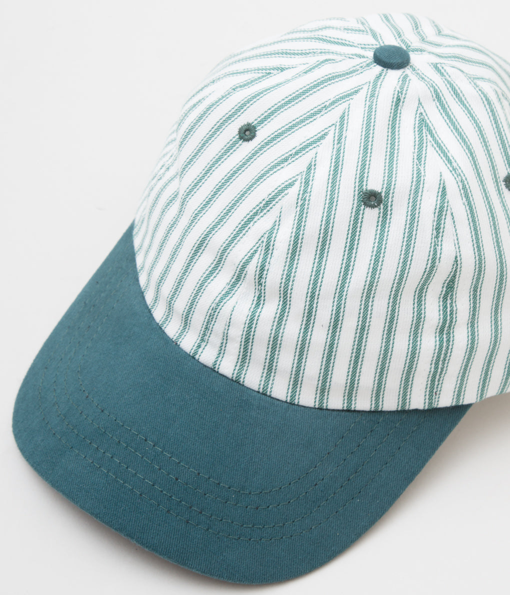 COMPETITION HEADWEAR ''2TONE STRIPE MVP CAP'' (GREEN STRIPE)