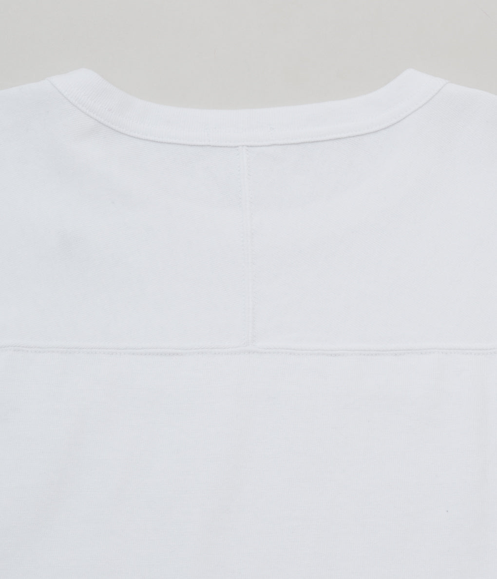 COMOLI  "フットボールTシャツ"(WHITE)