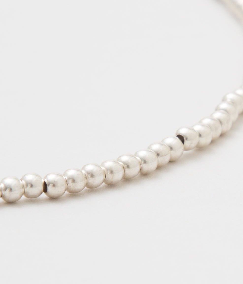 ERICKA NICOLAS BEGAY ''NAVAJO PEARL 3MM 35CM'' (SILVER)