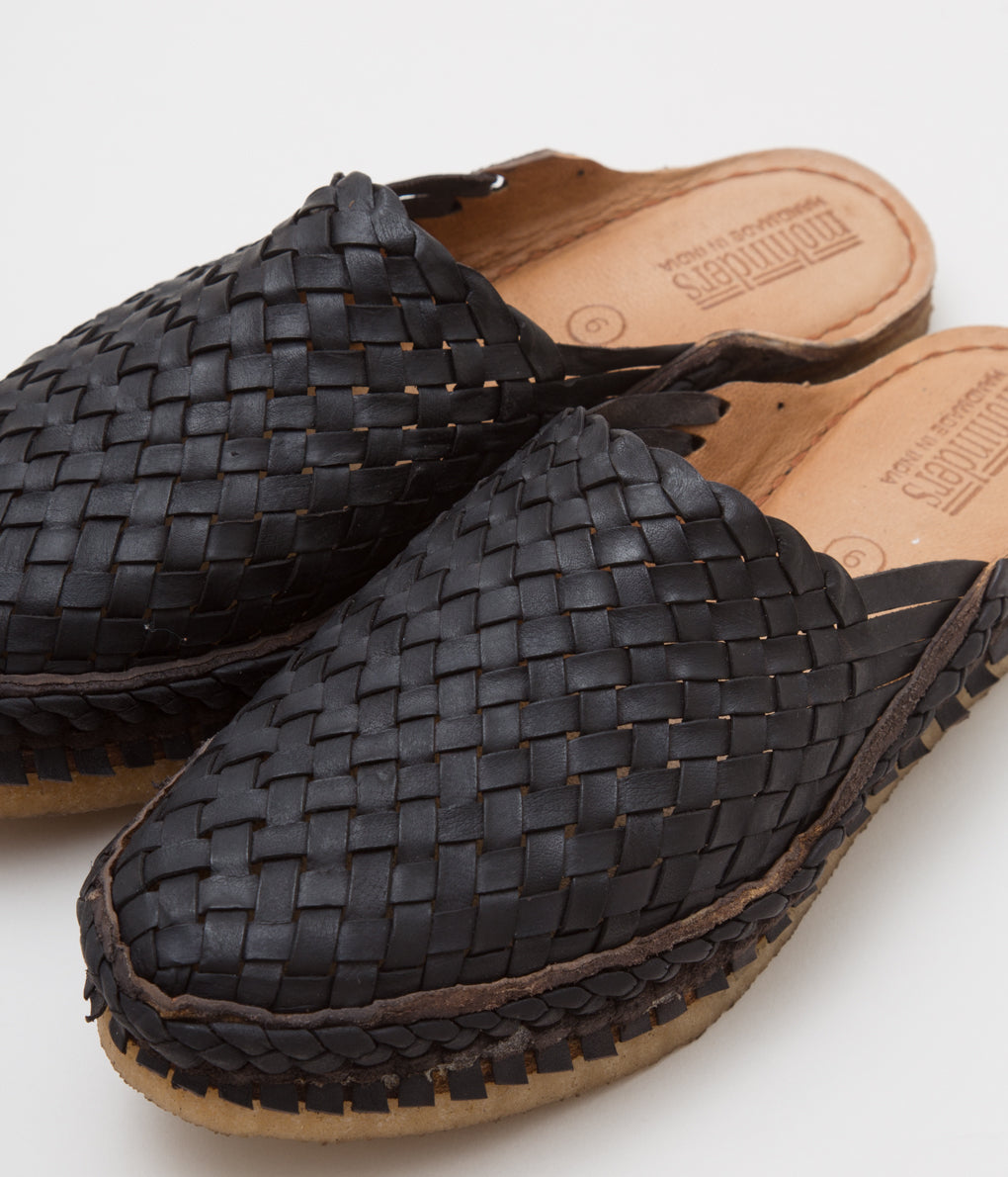 MOHINDERS "WOVEN CITY SLIPPER" (BLACK)