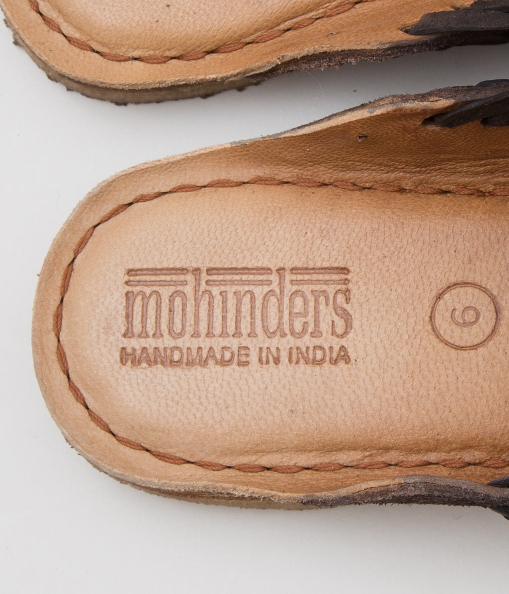 MOHINDERS "WOVEN CITY SLIPPER" (BLACK)