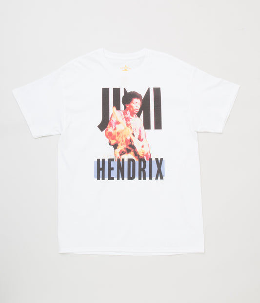 BLUESCENTRIC "HENDRIX PAINT SPLATTER T-SHIRT"(WHITE)