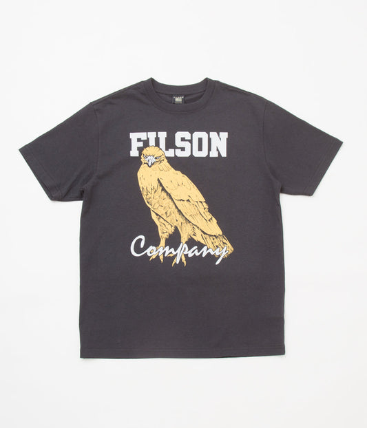 FILSON "S/S PIONEER GRAPHIC TEE"(BLACK/BIRD OF PREY)