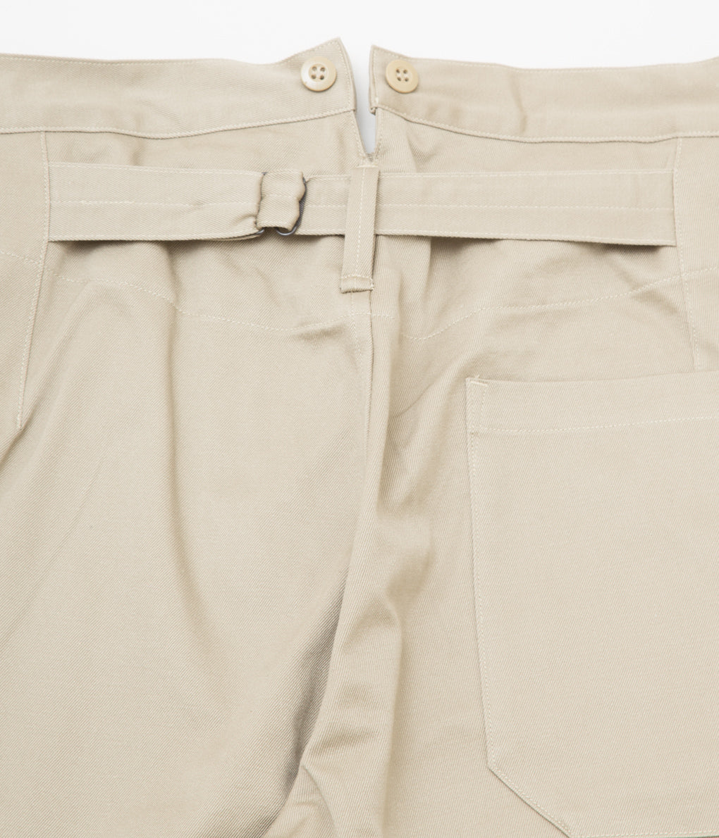 COMOLI "Cotton Chino Overpants" (KHAKI)