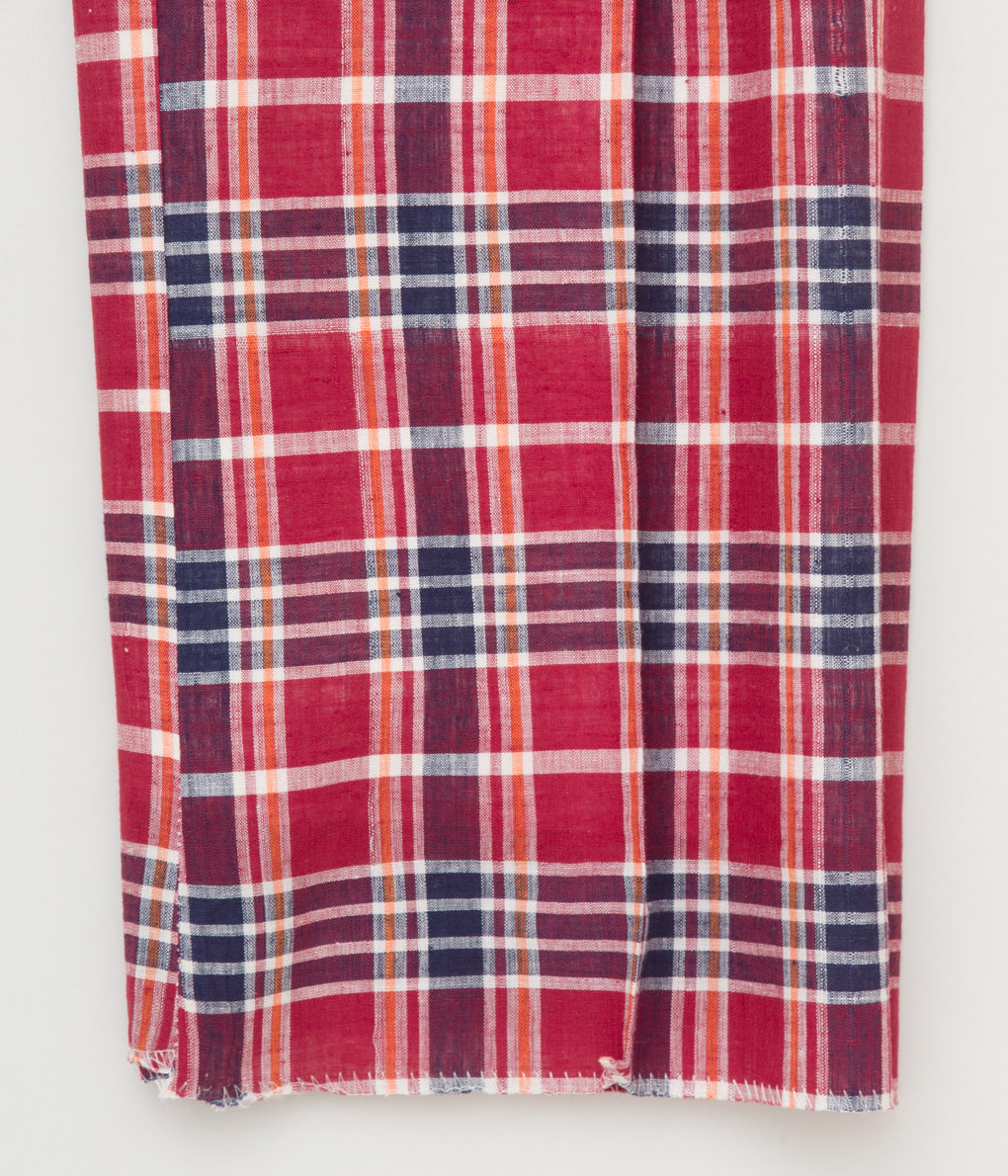 VINTAGE "O'CONNELLS LUCAS-CHELF AUTHENTIC MADRAS CHECK TROUSER"(RED CHECK)