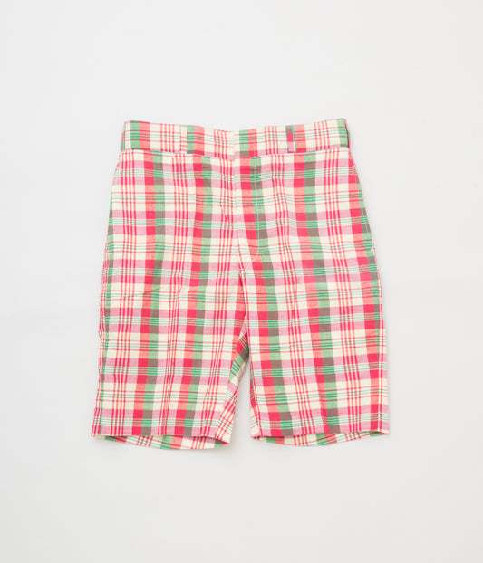 VINTAGE "O'CONELL LUCAS-SHELF MADRAS SHORTS"(RED CHECK)