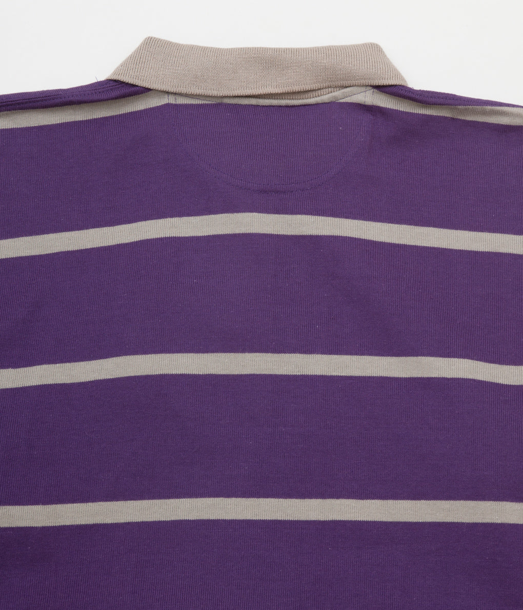 VINTAGE "80'S DEADSTOCK KENNETH GORDON RUGBY SHIRT" (PURPLE/GRAY)