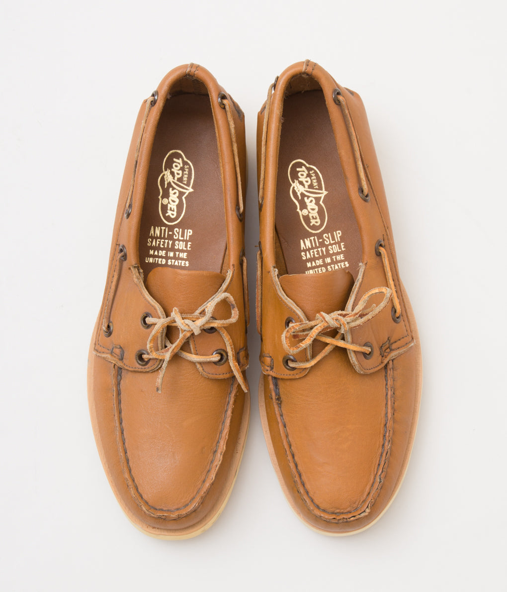 FROM USA "VINTAGE SPERRY TOP-SIDER DUCK DRY"(BROWN)