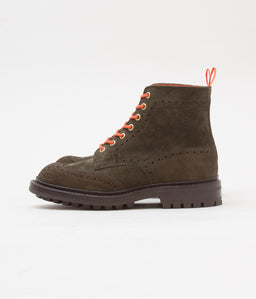 靴 QUILP BY TRICKER'S M7495 BROGUE BOOTS QUILP SHOES【クイルプ シューズ】Brogue Ghillie Shoes Black