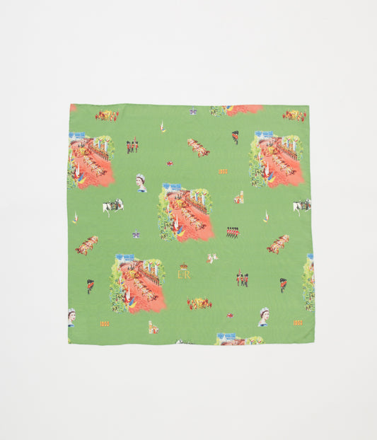 R&D.M.Co - OLDMAN'S TAILOR "HERITAGE SILK SCARF"(LINCOLN GREEN)
