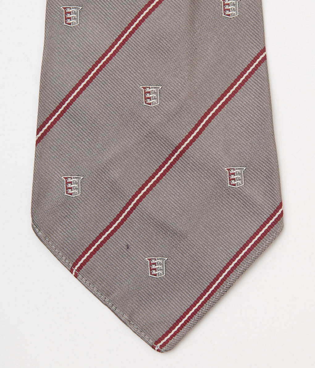 FROM USA "O'CONELL LUCAS-CHELF EMBROIDERED TIE CREST"(SILVER)