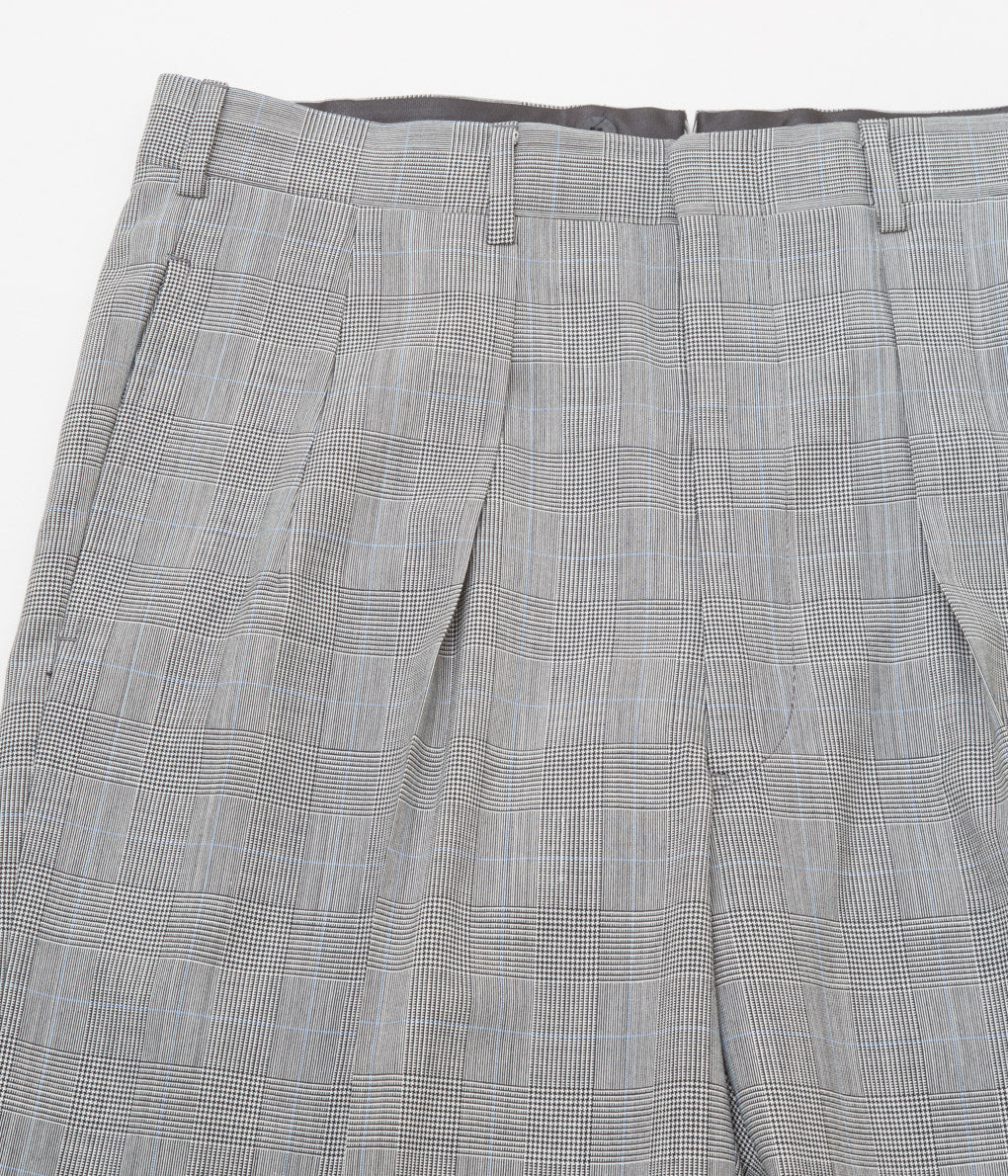 FROM USA "DEAD STOCK BROOKS BROTHERS WOOL GLEN CHECK SUITS(OWN MAKE)"(LT GRAY/BLUE)