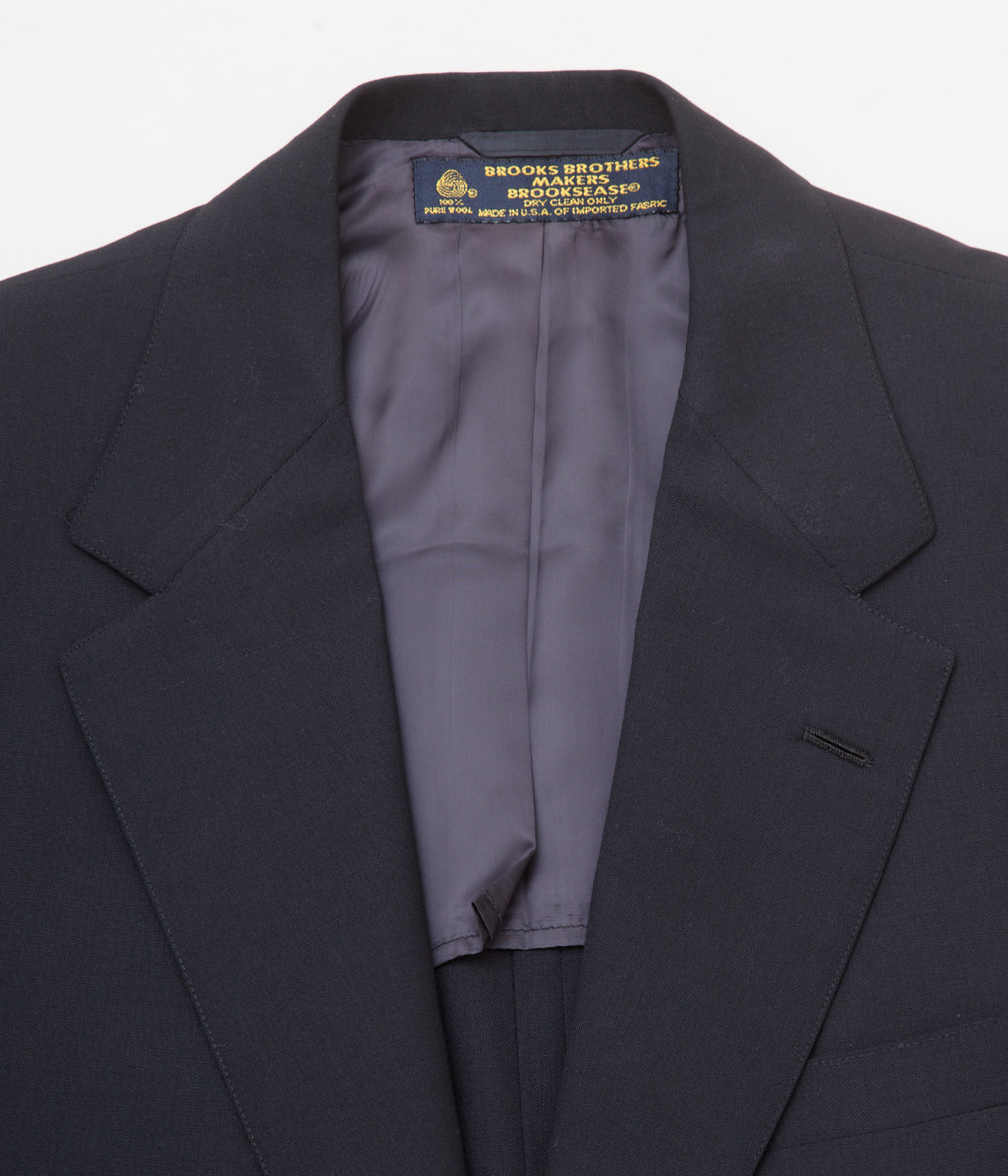 FROM USA "DEAD STOCK BROOKS BROTHERS BROOKSEASE SUITS(OWN MAKE)"(NAVY)