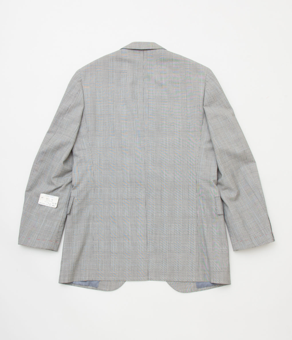 FROM USA "DEAD STOCK BROOKS BROTHERS WOOL GLEN CHECK SUITS(OWN MAKE)"(LT GRAY/BLUE)
