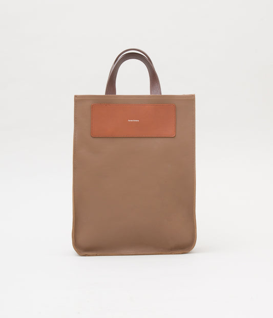 HENDER SCHEME "REVERSIBLE BAG LARGE"(CAMEL/DARK BROWN)