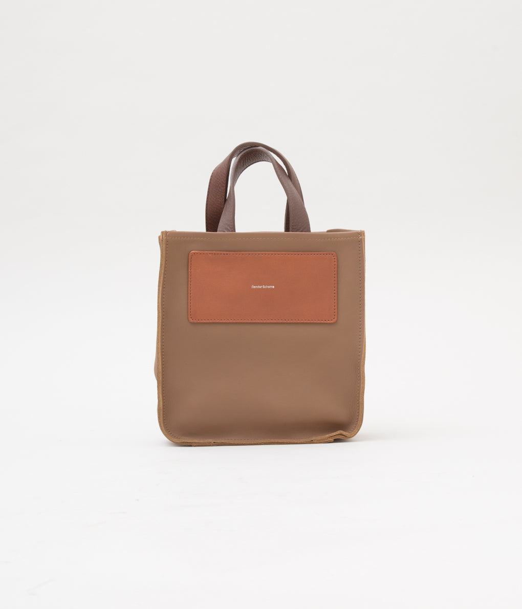 HENDER SCHEME "REVERSIBLE BAG SMALL"(CAMEL/DARK BROWN)