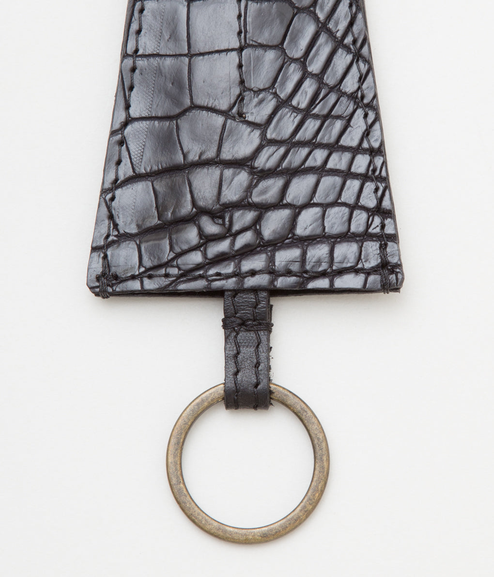 TAGLIOVIVO "KEY RING CROCODILE"(BLACK)