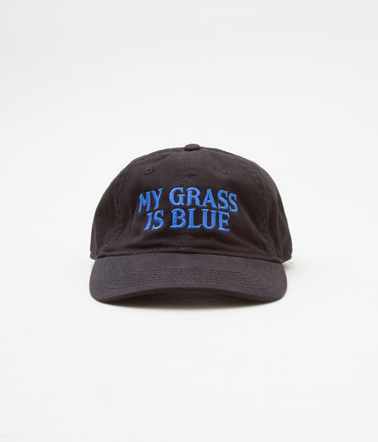 BLUESCENTRIC "MY GRASS IS BLUE HAT" (BLACK)