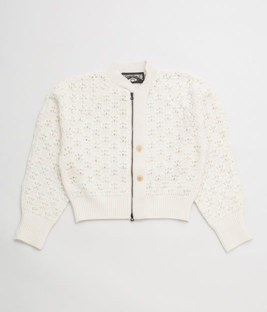 PHOTOCOPIEU "CROCHET BLOUSON CARDIGAN"(OFF WHITE)