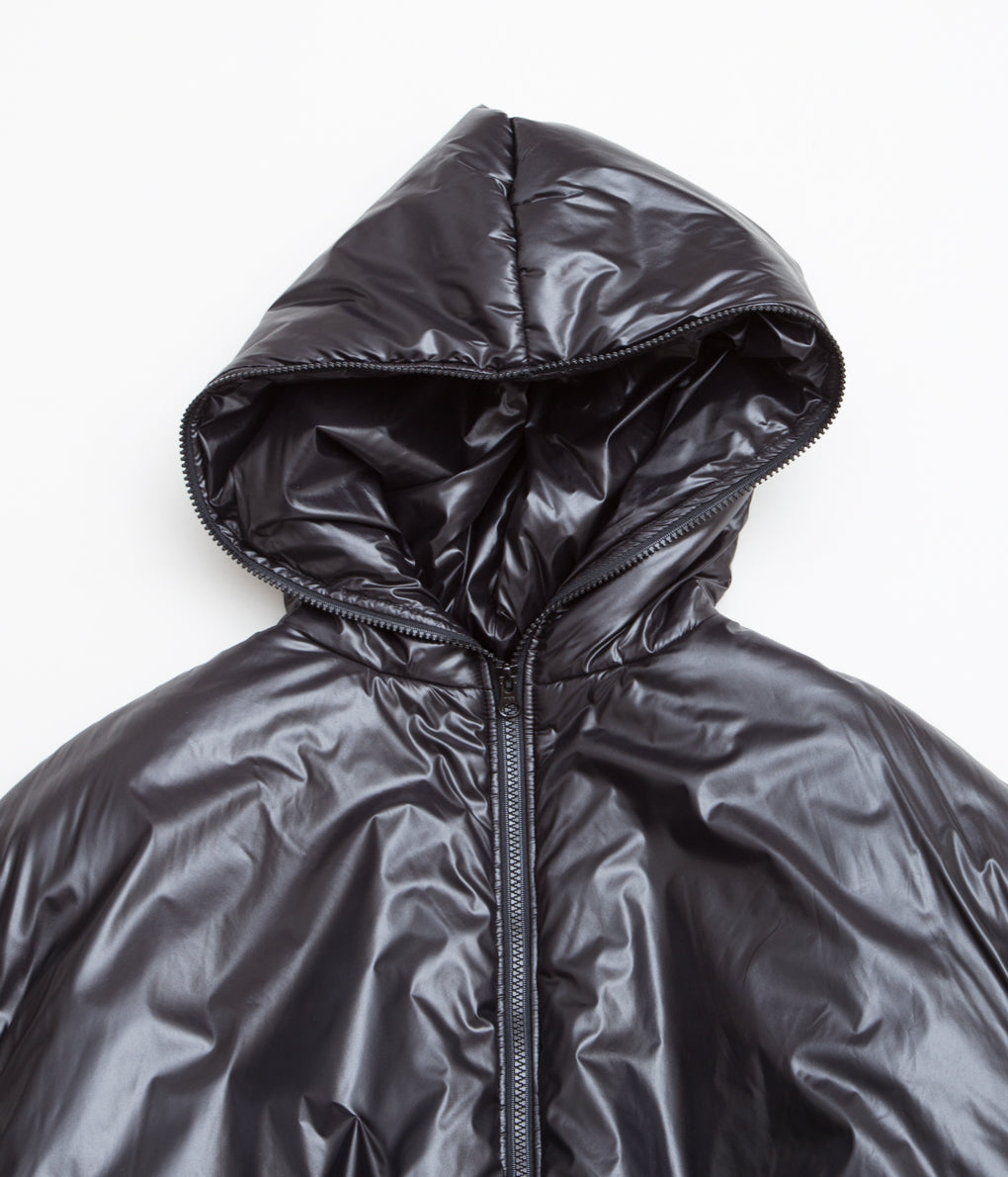 GABRIELA COLL GARMENTS "NO.229 RECYCLED LIMONTA PUFFER HOODED JACKET"(BLACK)