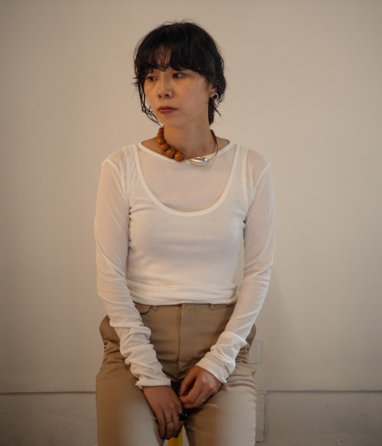 TU ES MON TRESOR ''U-NECK TANK'' (WHITE) – THE STORE BY MAIDENS