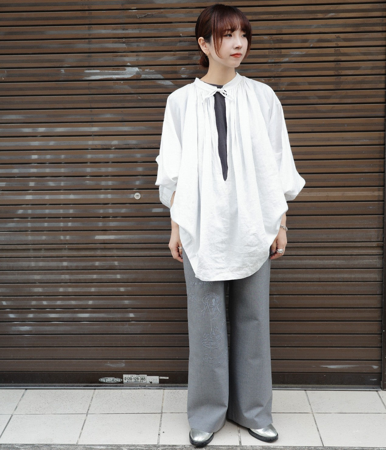 モデル身長：160cm / 着用サイズ：6