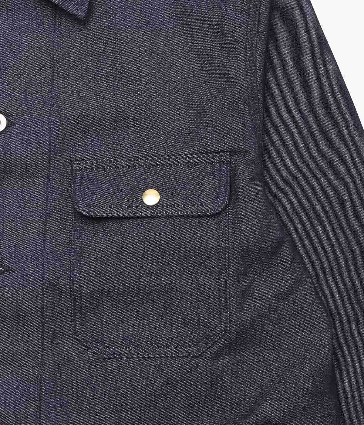 HERILL ''CASHMEREDENIM RAILROAD CHOREJACKET'' (INDIGO)