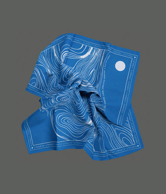 FISCHERSUND ''FLOTHOLT SCARF'' (BLUE)