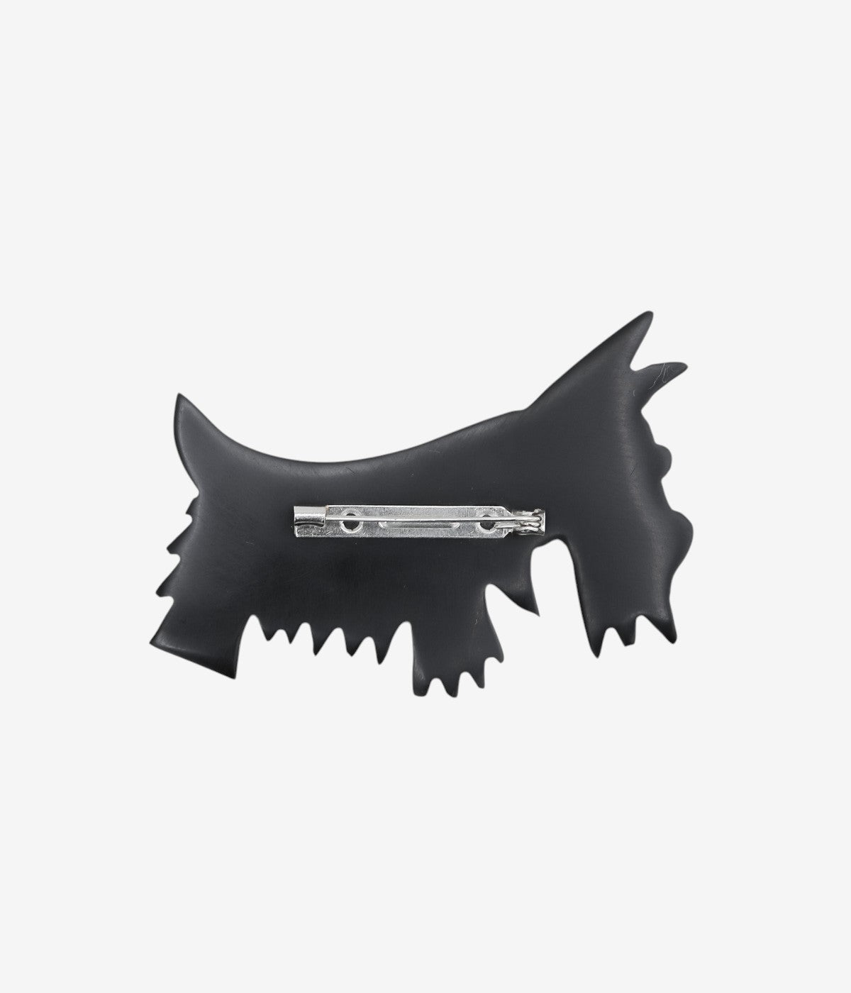 VINTAGE GOODS ''50’s BAKELITE DOG BROOCH M NO.49'' (BLACK)