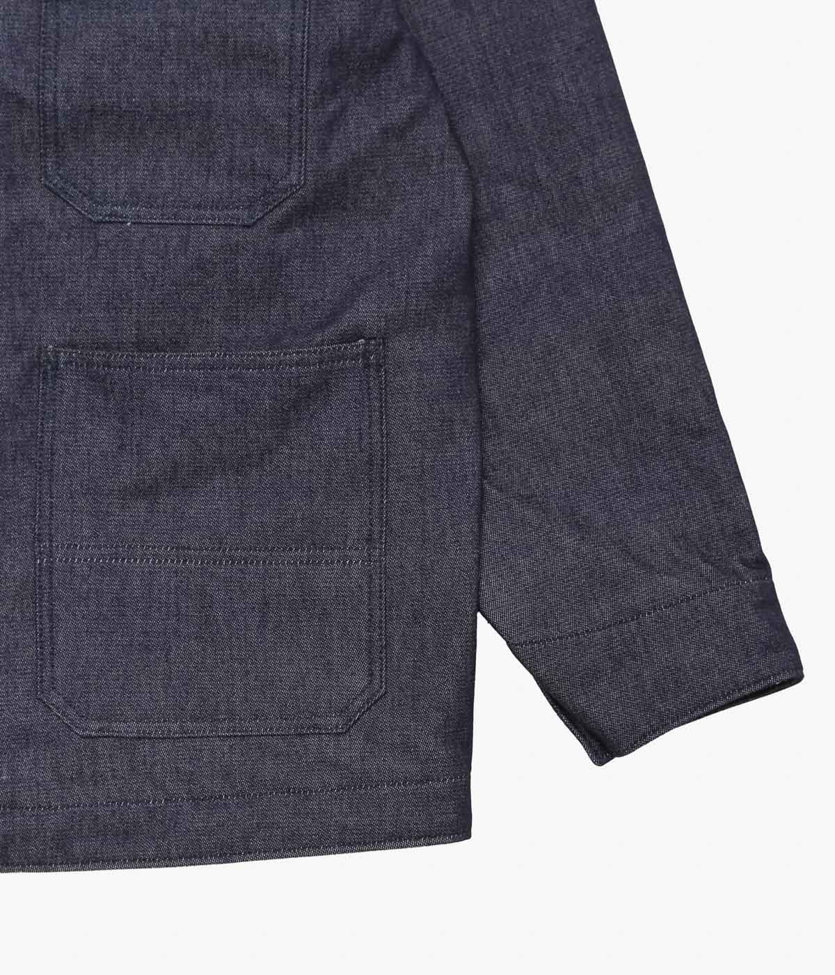 HERILL ''CASHMEREDENIM RAILROAD CHOREJACKET'' (INDIGO)