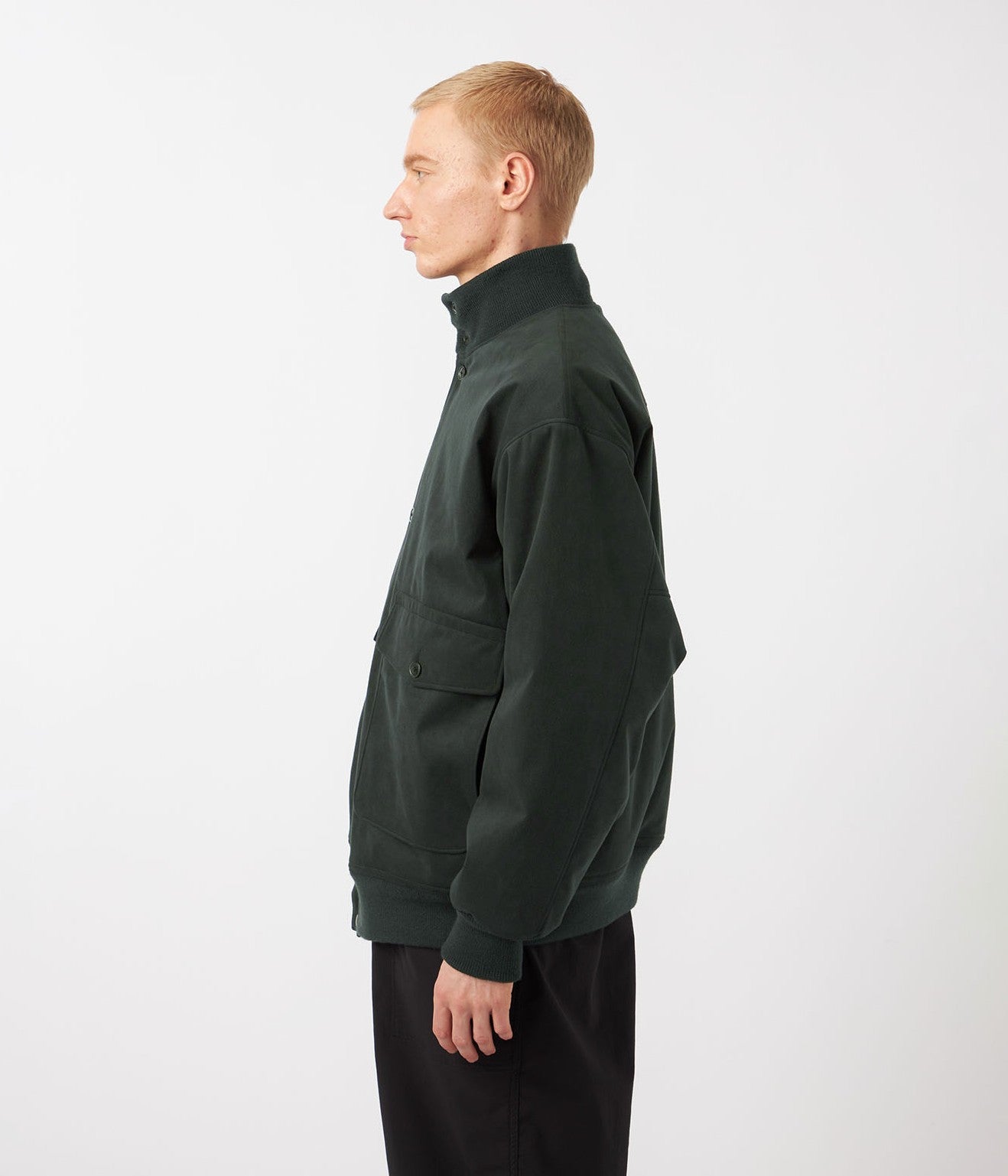 NANAMICA ''INSULATION CREW JACKET'' (MOSS GRAY)