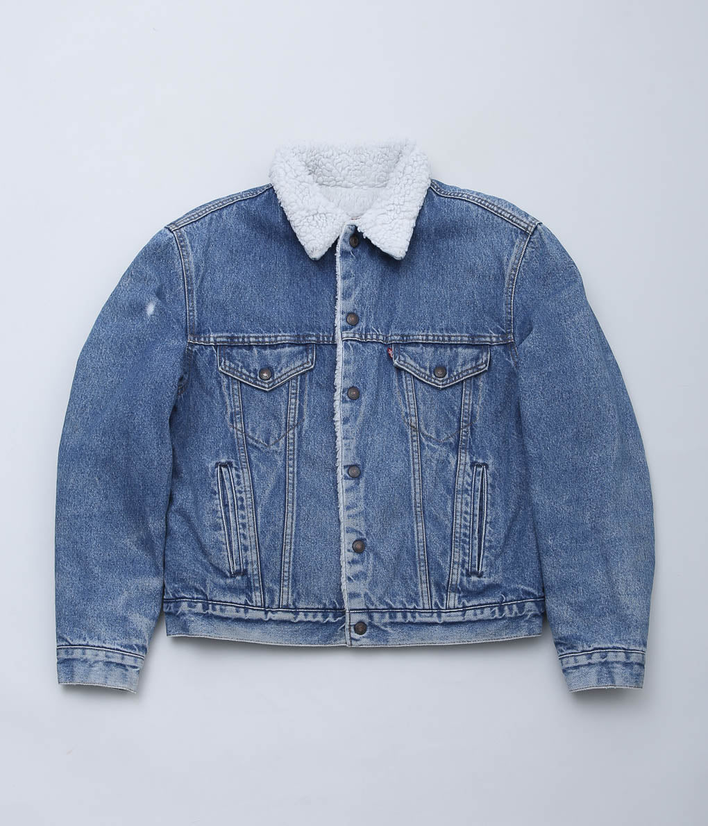 USED&VINTAGE''80'S LEVI'S BOA JACKET''(INDIGO)