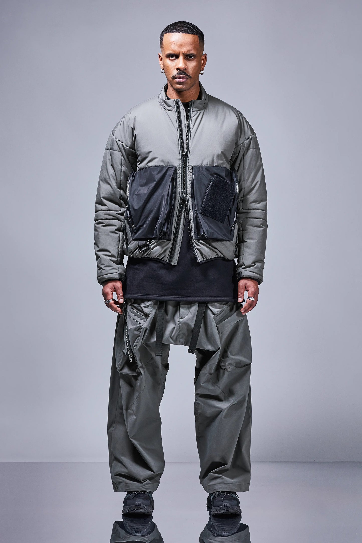 ACRONYM ''J91A-WS GORE-TEX 2L WINDSTOPPER + PRIMALOFT BLACK RISE'' (GRAY)