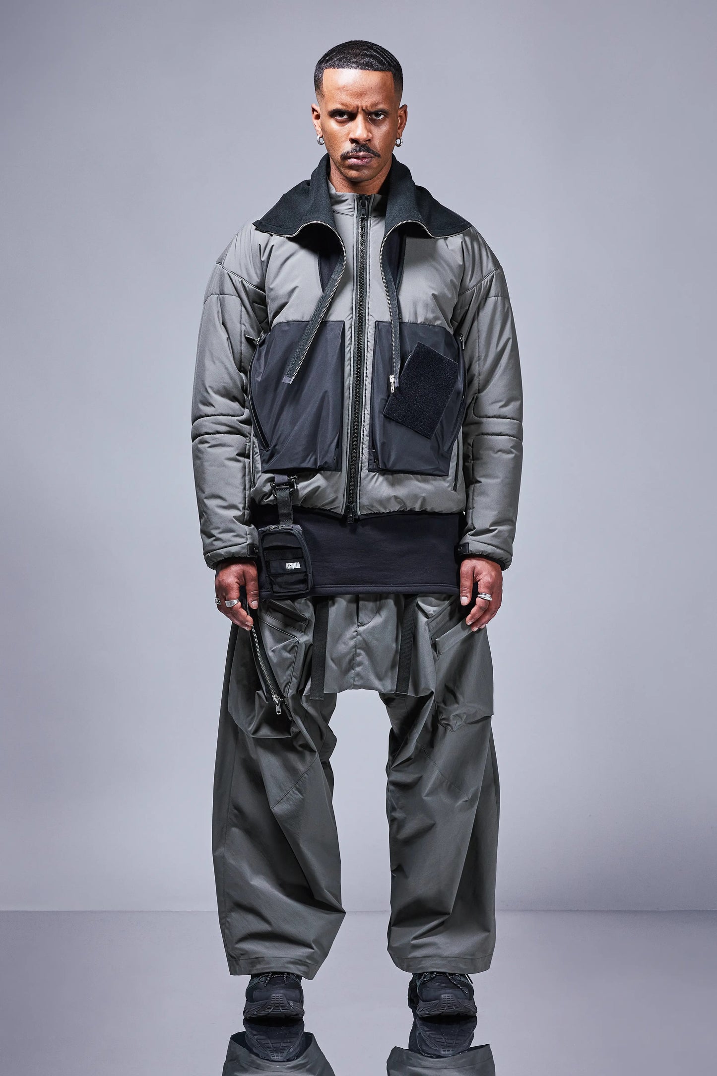 ACRONYM ''J91A-WS GORE-TEX 2L WINDSTOPPER + PRIMALOFT BLACK RISE'' (GRAY)