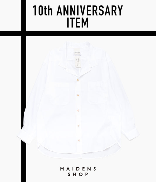 ANSNAM ''EX SHIRT｜CARLO RIVA'' (WHITE)