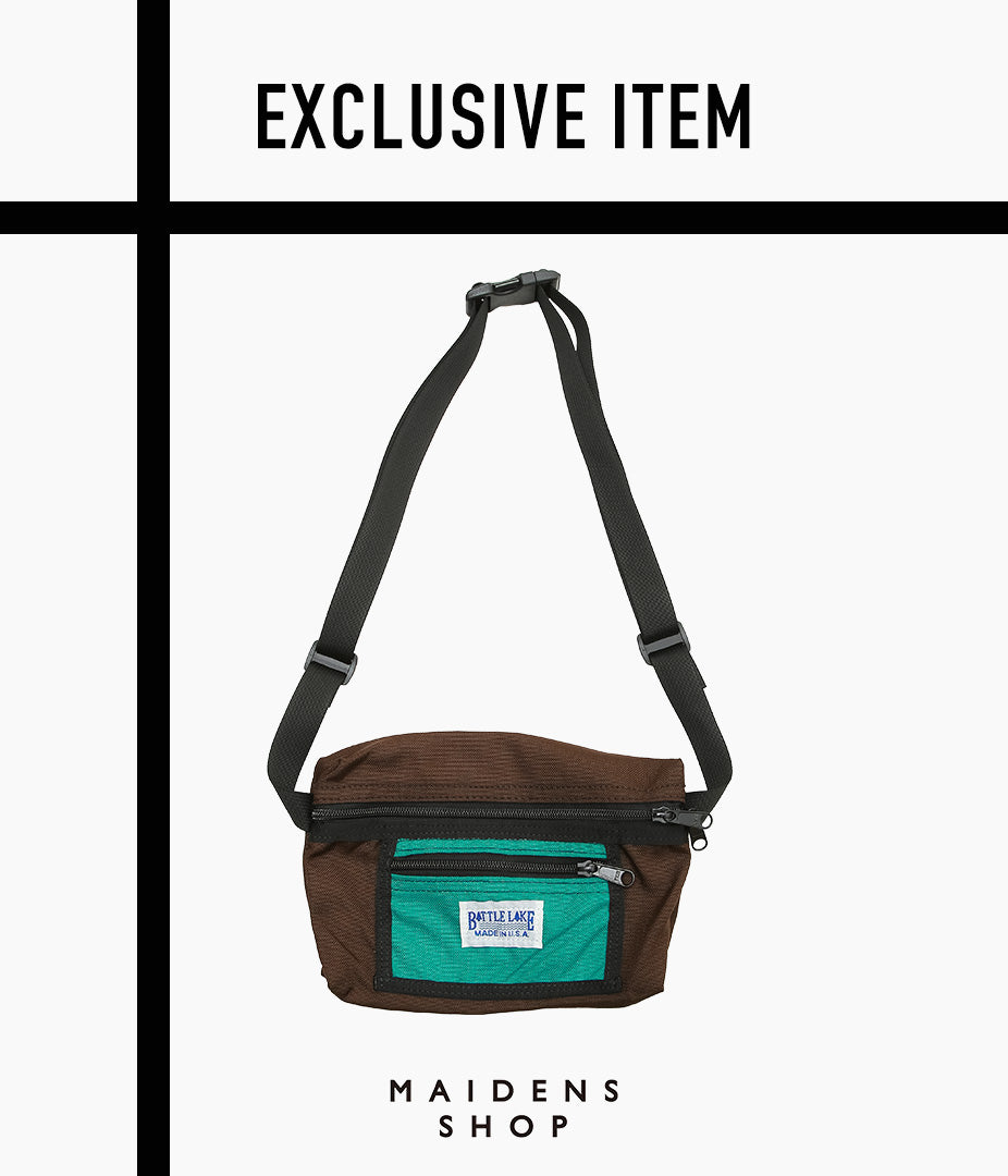 BATTLE LAKE ''CLARRISA FUNNY(PACK CLOTH)'' (BROWN/TURQUOISE)