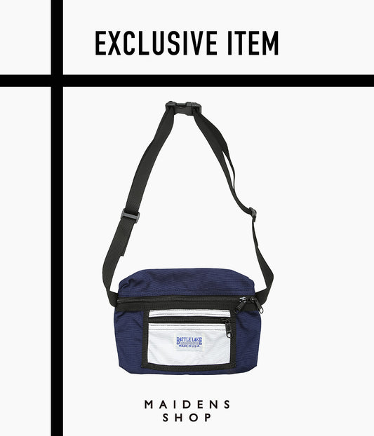 BATTLE LAKE ''CLARRISA FUNNY(PACK CLOTH)'' (NAVY/WHITE)