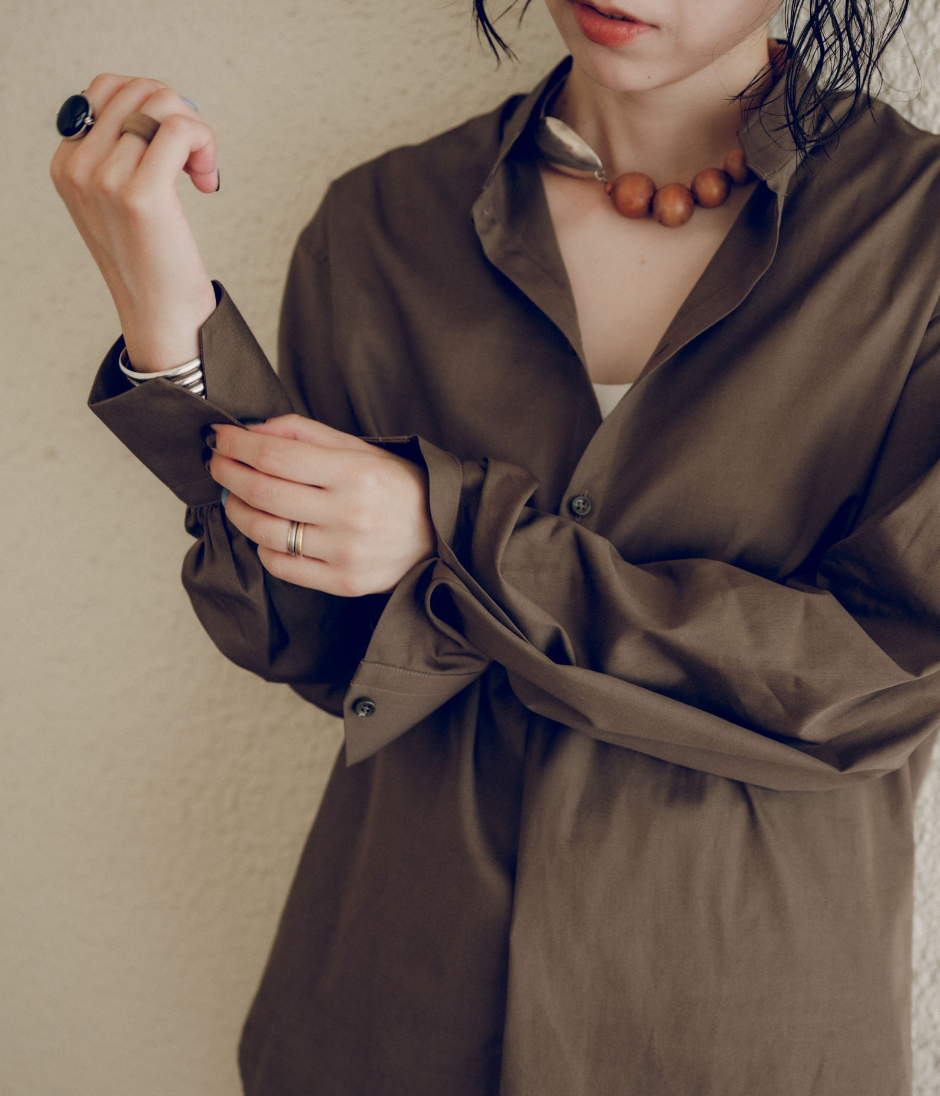 s*8様 BOURRIENNE PARIS XブリエンヌEPICURIEN リネ BOURRIENNE PARIS X ''EPICURIEN'' (KHAKI) – THE STORE BY MAIDENS