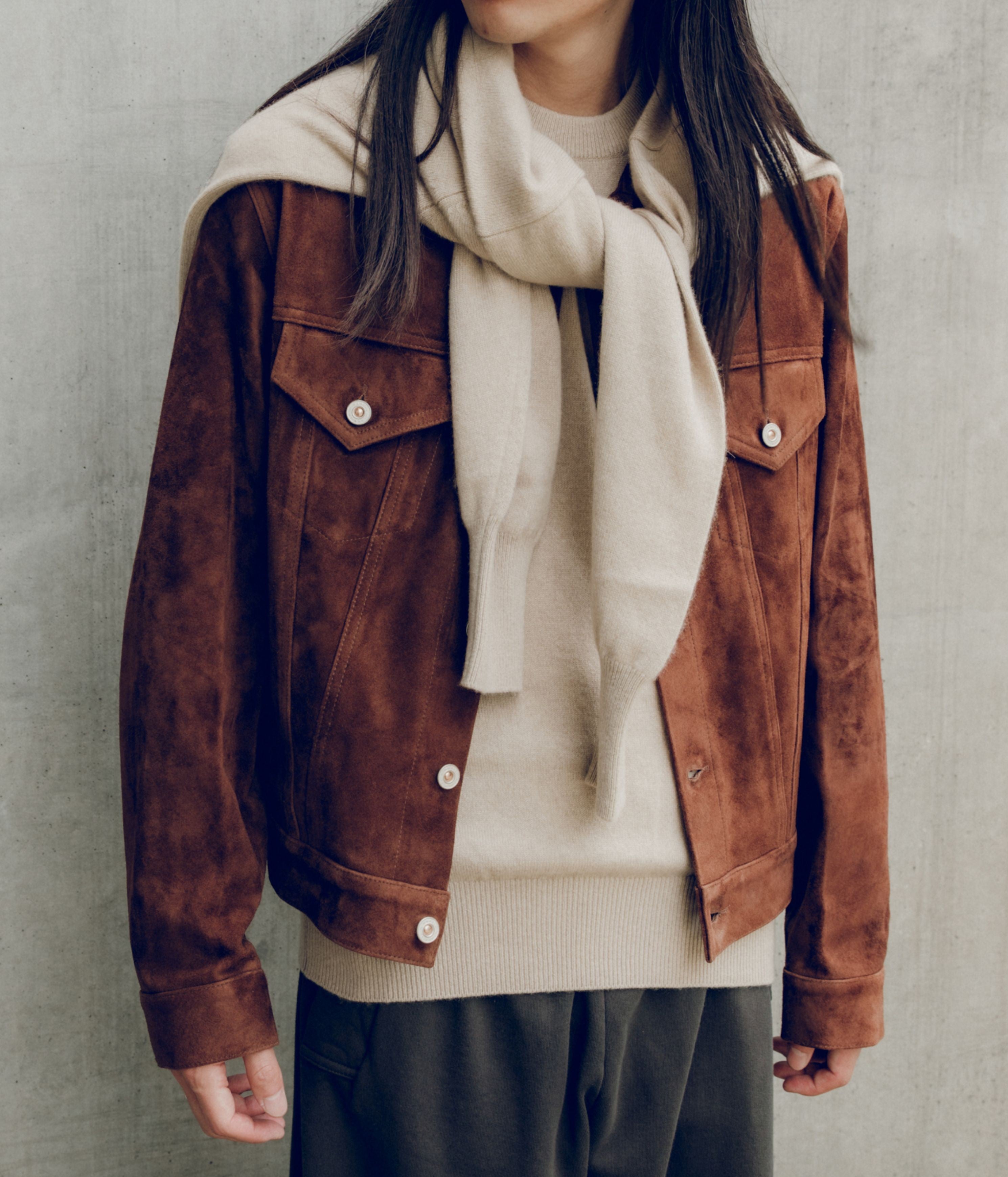 HERILL ''LAMBLSUEDE JACKET'' (BROWN) – THE STORE BY MAIDENS