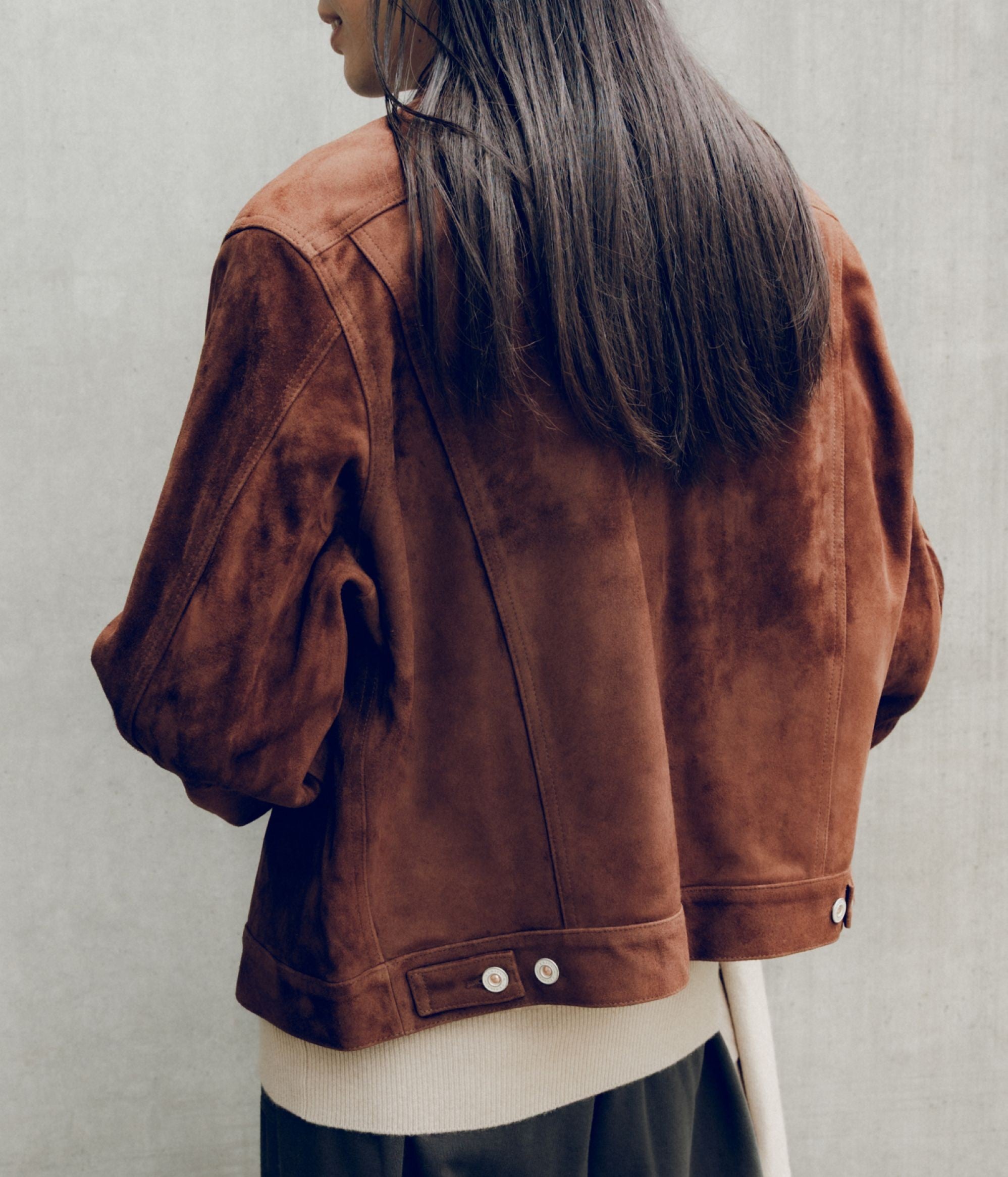 HERILL ''LAMBLSUEDE JACKET'' (BROWN) – THE STORE BY MAIDENS