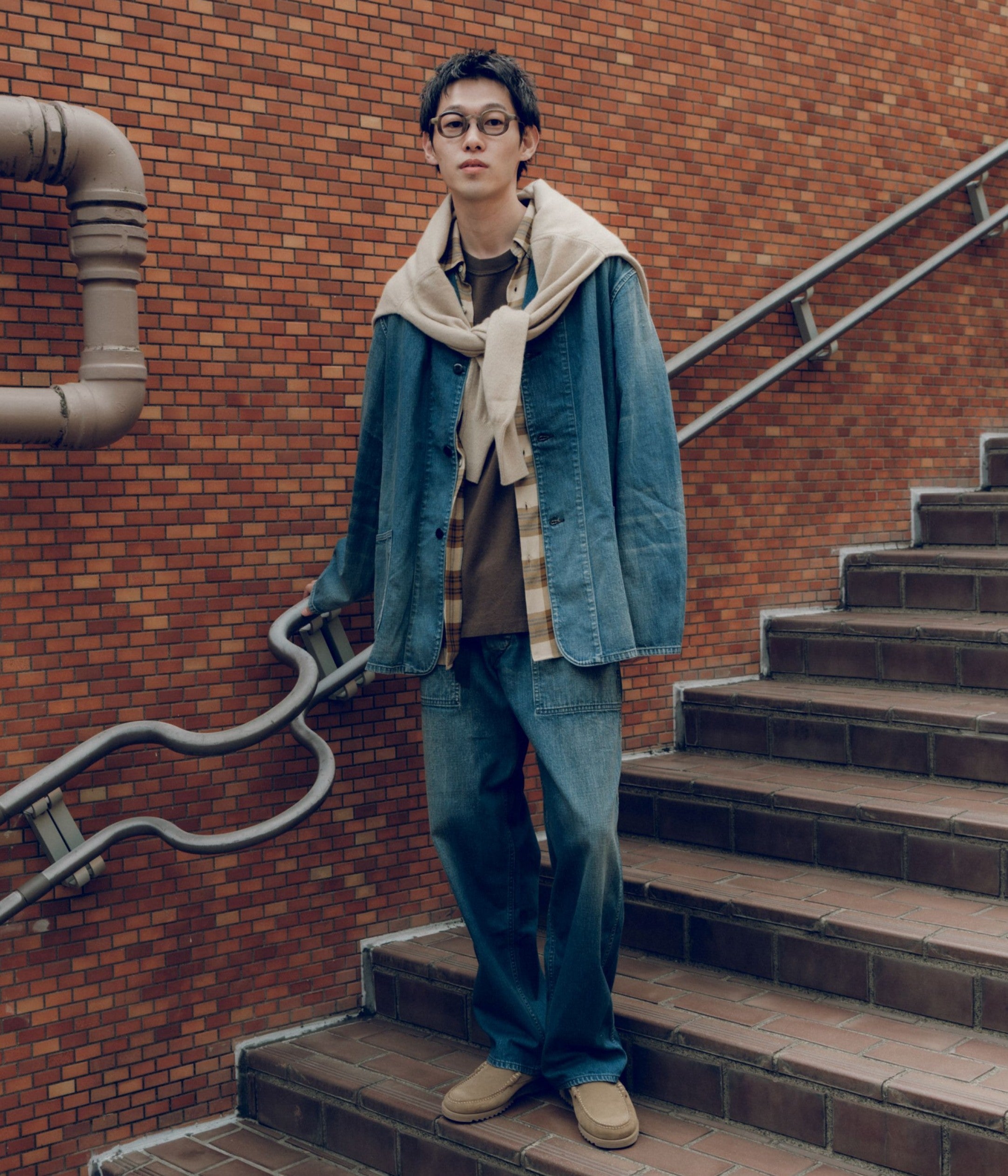 HERILL ''NEPDENIM WORKJACKET ''(VINTAGE WORN) – THE STORE BY MAIDENS