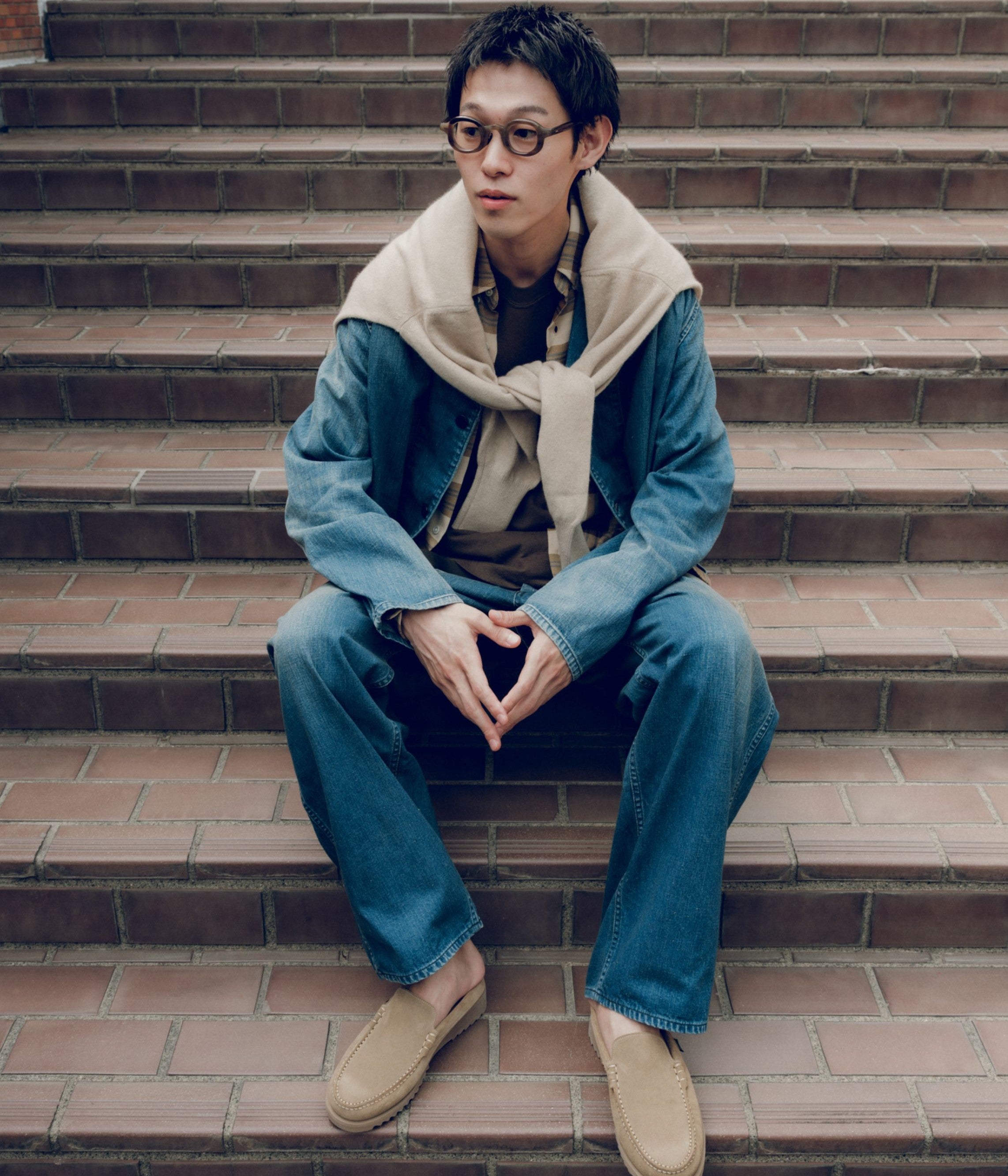 HERILL ''NEPDENIM WORKJACKET ''(VINTAGE WORN) – THE STORE BY MAIDENS