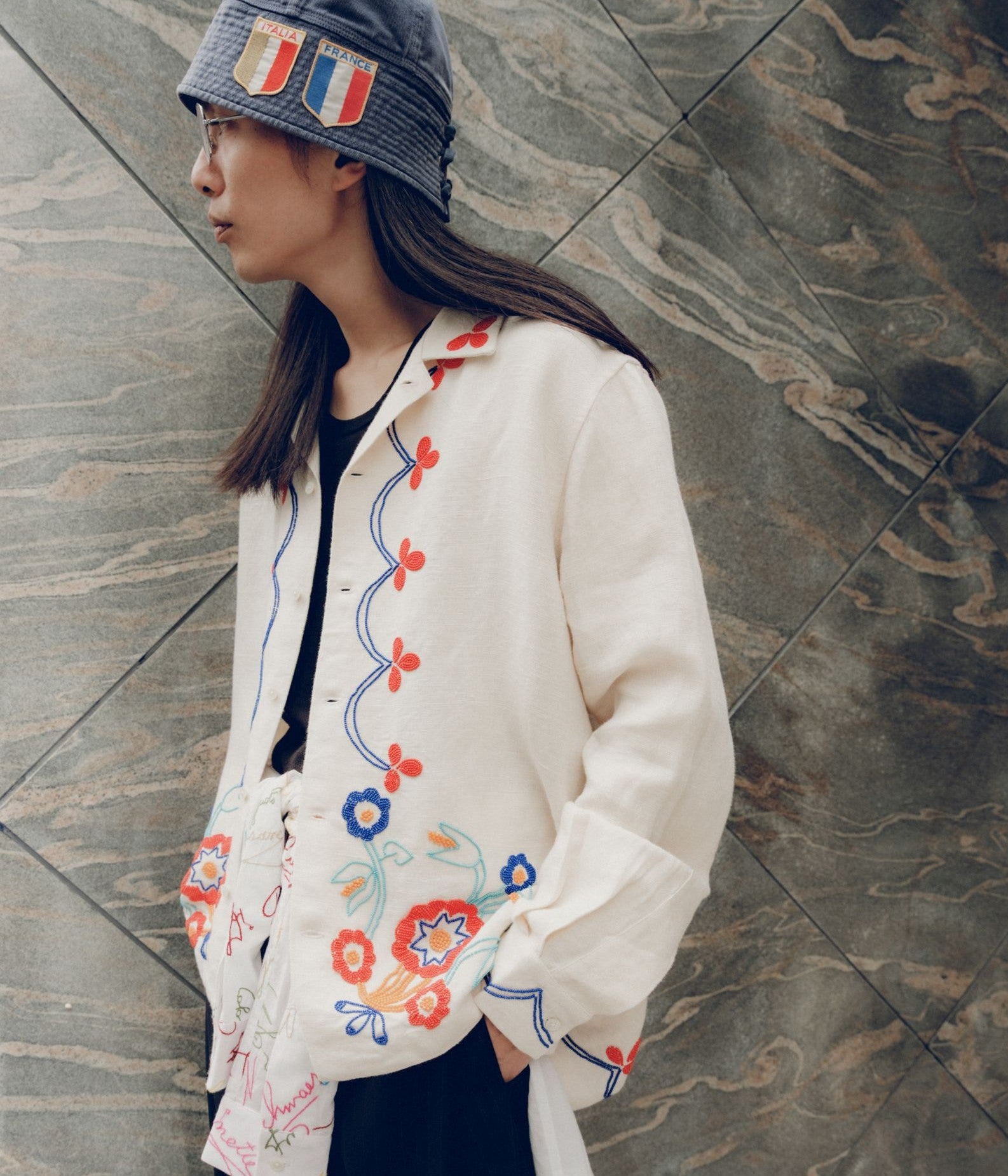 BODE ボーディ　ビーズディテールシャツ BODE ボーディ ビーズディテールシャツ Bode/ボーディ｜'Beaded